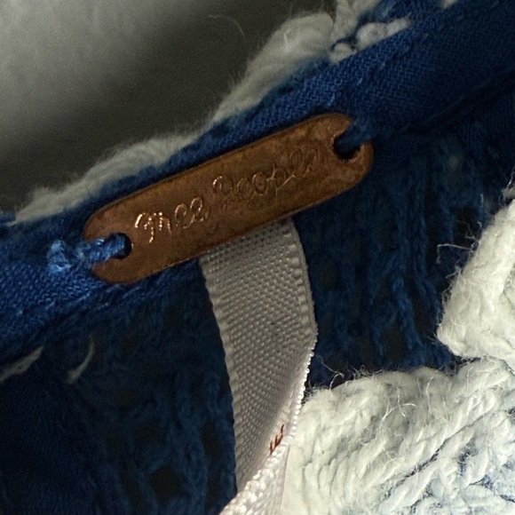 Free People Carly Embroidered Blouse Size S MSRP: $128.00 - Picture 3 of 11